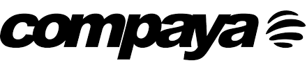 Compaya.dk logo i sort og hvid